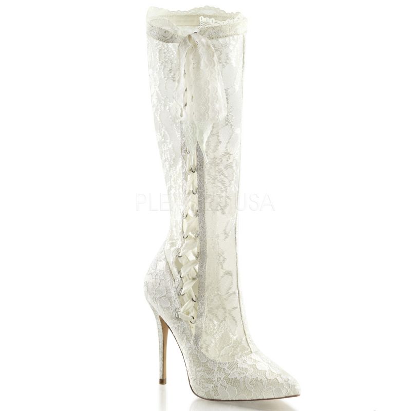 Botte femme dentelle