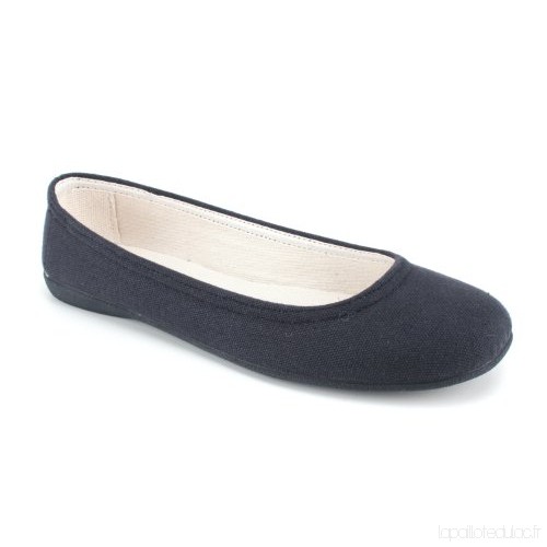 Ballerine en toile pour femme
