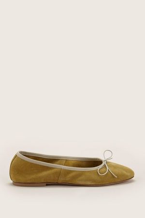 Ballerines ouvertes vertes