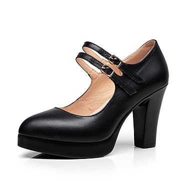 Chaussure en cuir femme