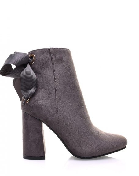Bottines à lacets talons