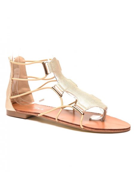 Sandale femme avec elastique