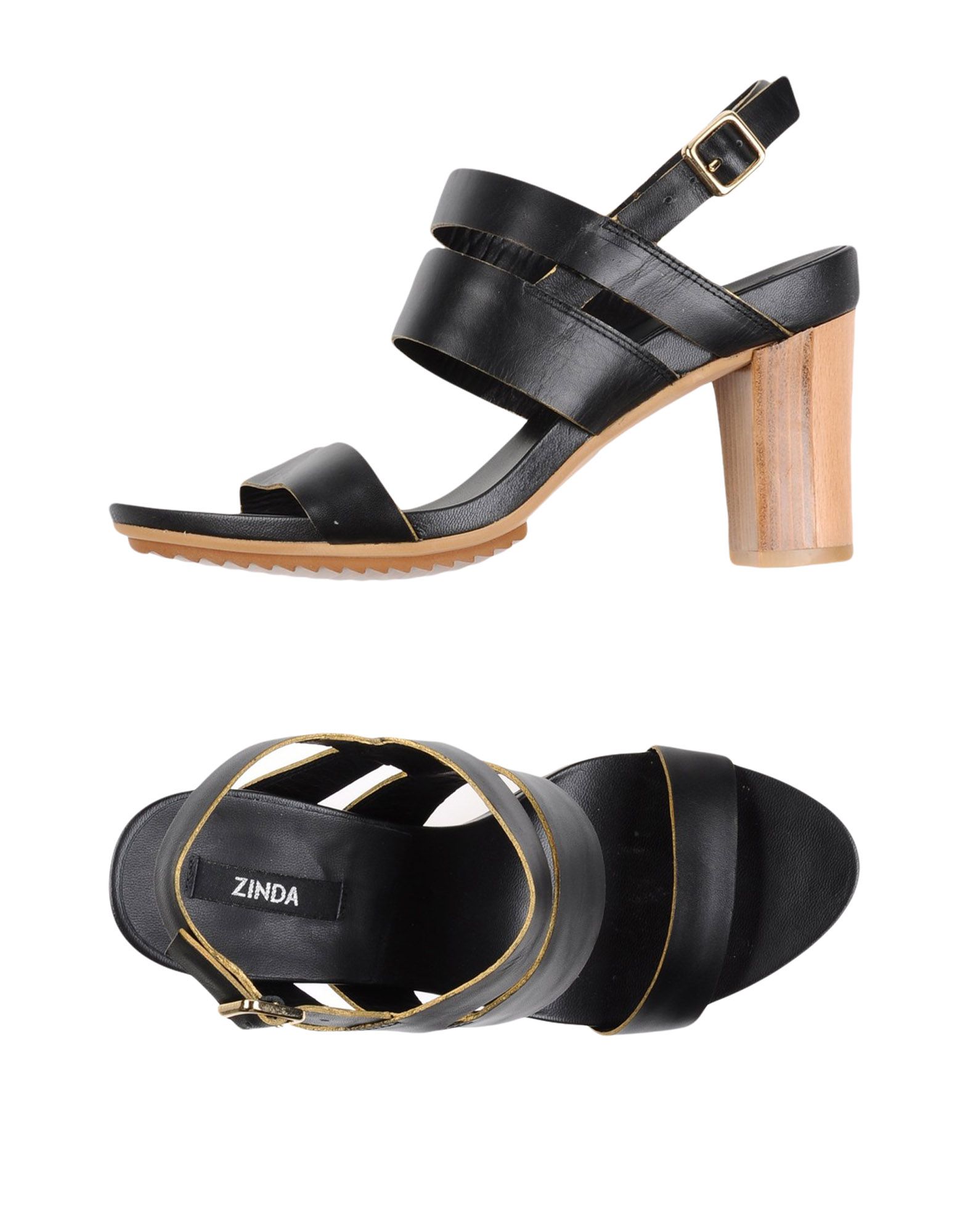 Sandale noir femme pas cher