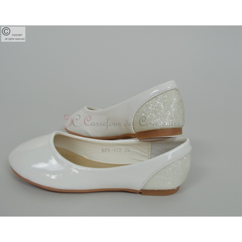 Ballerine blanche taille 19