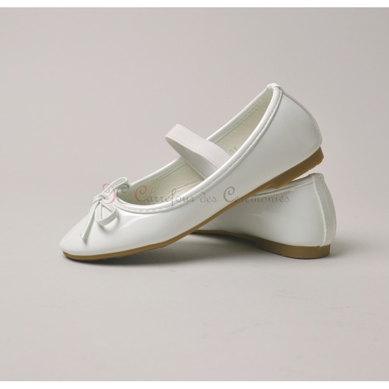 Ballerine blanche fille