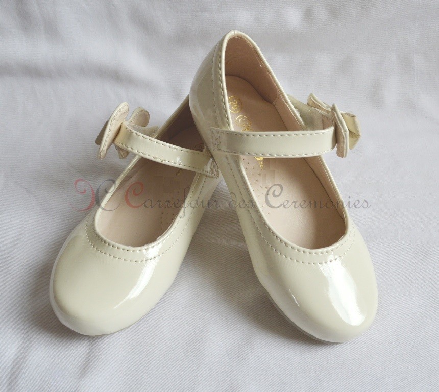 Ballerine fille beige