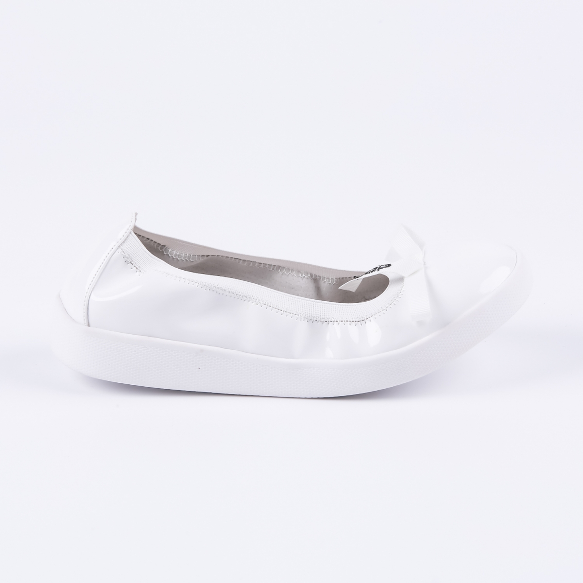 Ballerine vernis blanc