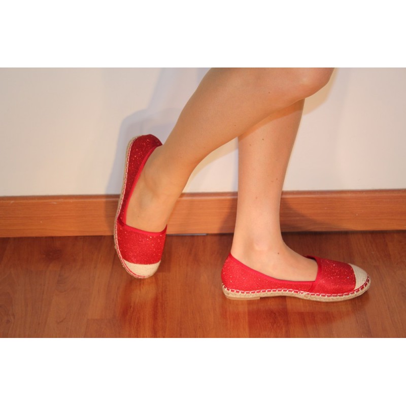 Ballerine espadrille femme