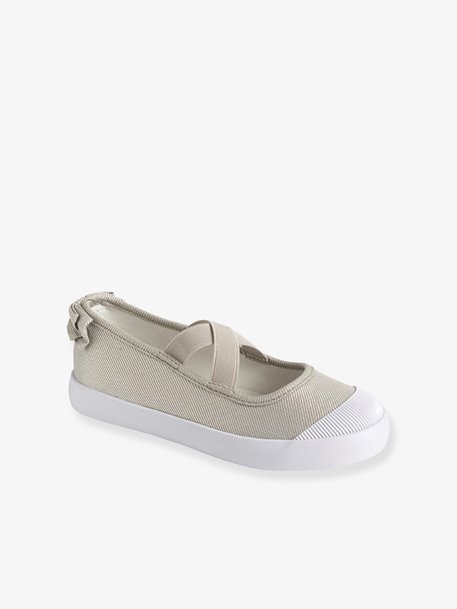 Ballerine fille en toile