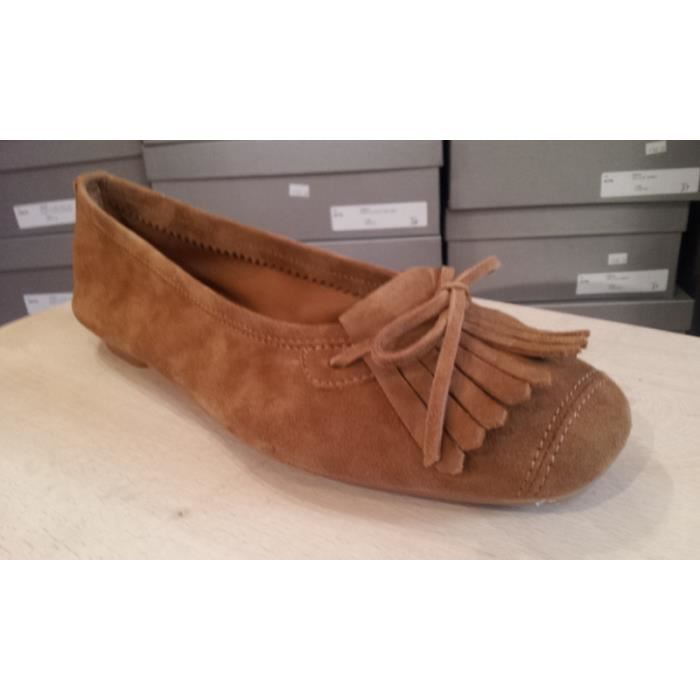 Ballerines reqins camel