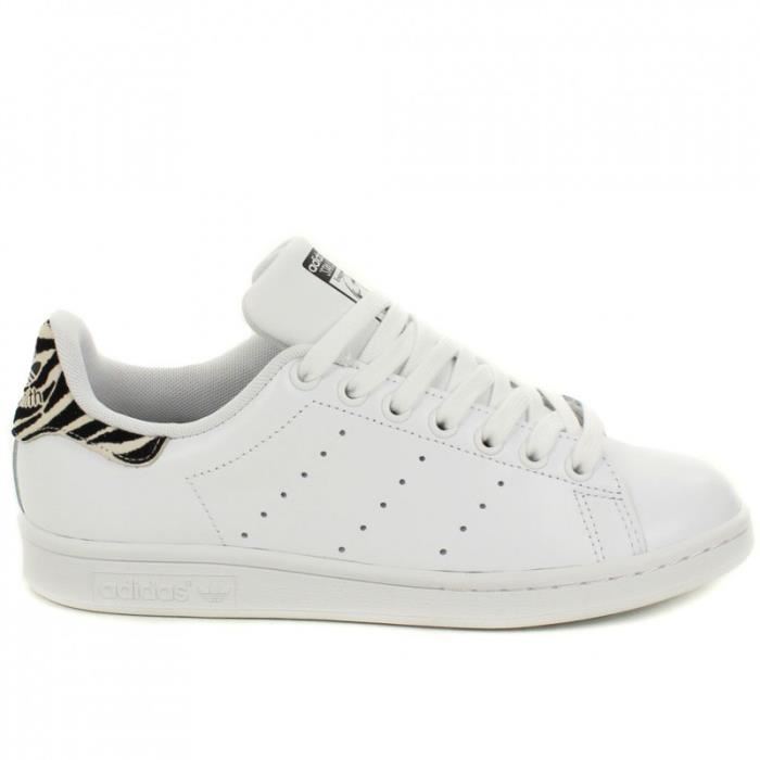 Stan smith femme bleu cdiscount