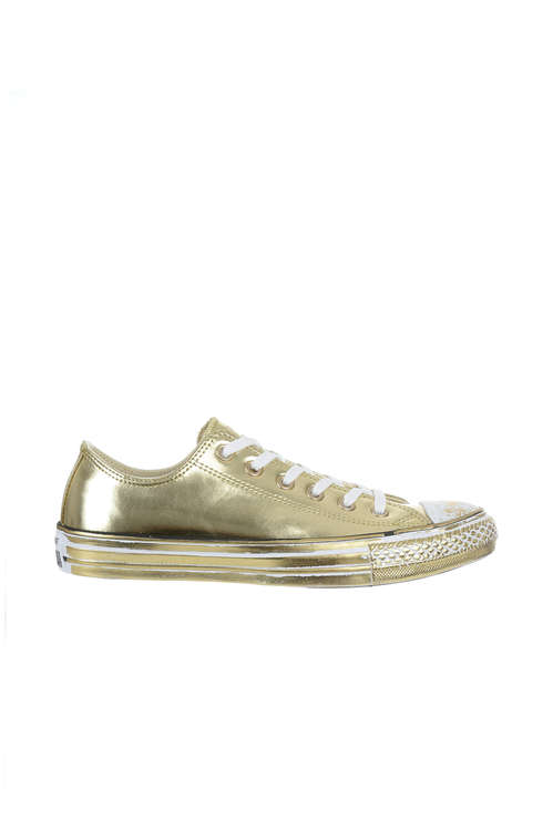 Converse femme dorée