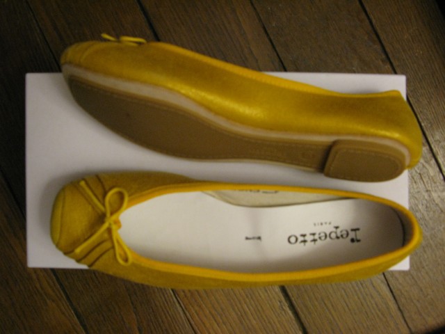 Chaussures repetto jaunes