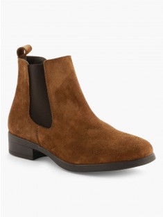 Bottine marron femme