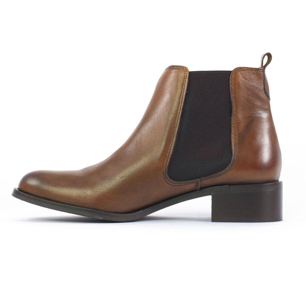 Bottine marron femme
