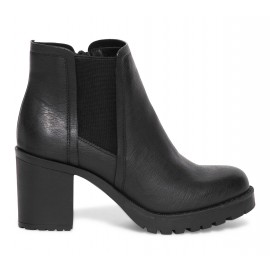 Bottine a talon noir
