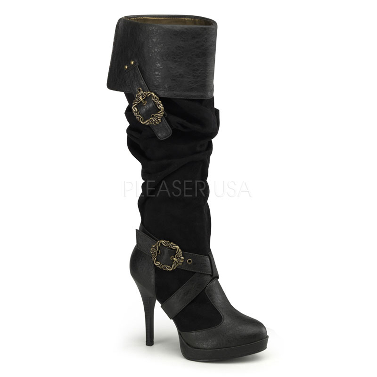 Botte haute a talon