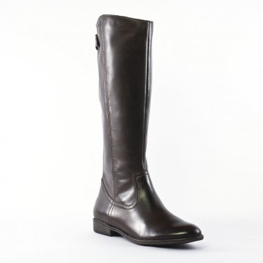 Bottes femme soldes cuir