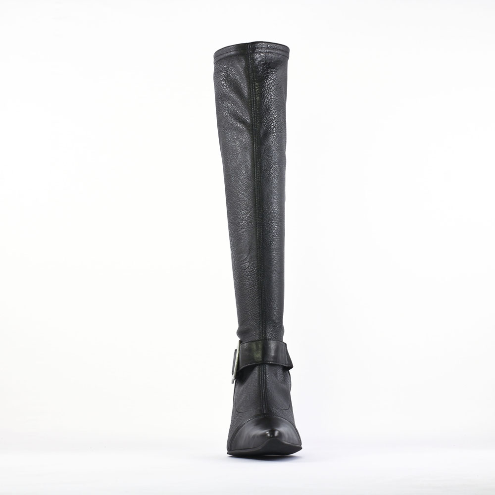 Bottes chaussettes noires femme