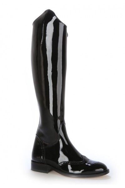 Bottes cuir noir