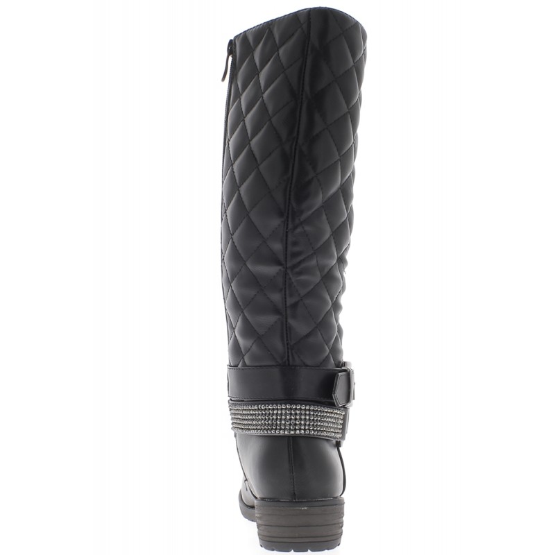 Botte femme matelassé