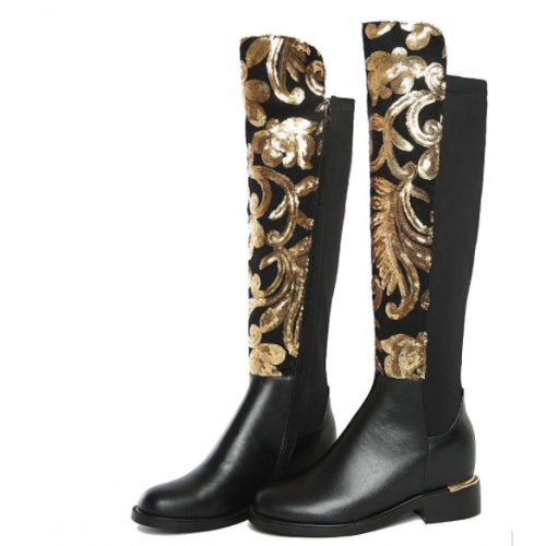 Bottes de femmes en cuir
