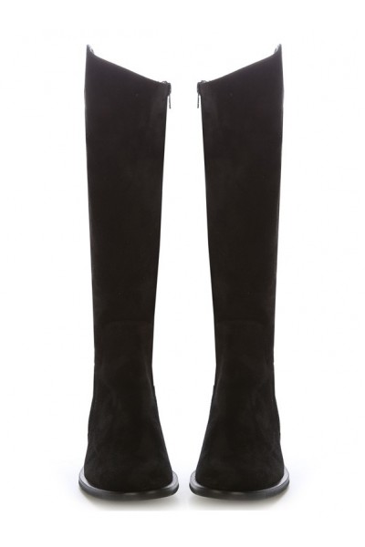 Bottes cavalières noires femme