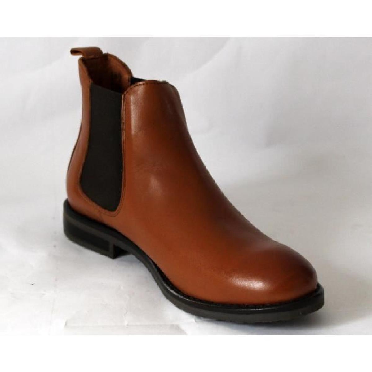 Bottines femme cuir