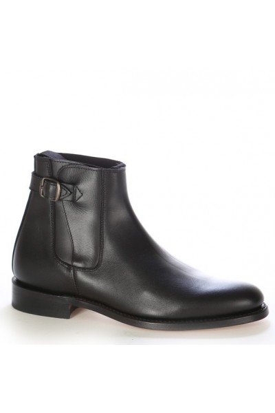 Bottines noires femme plates