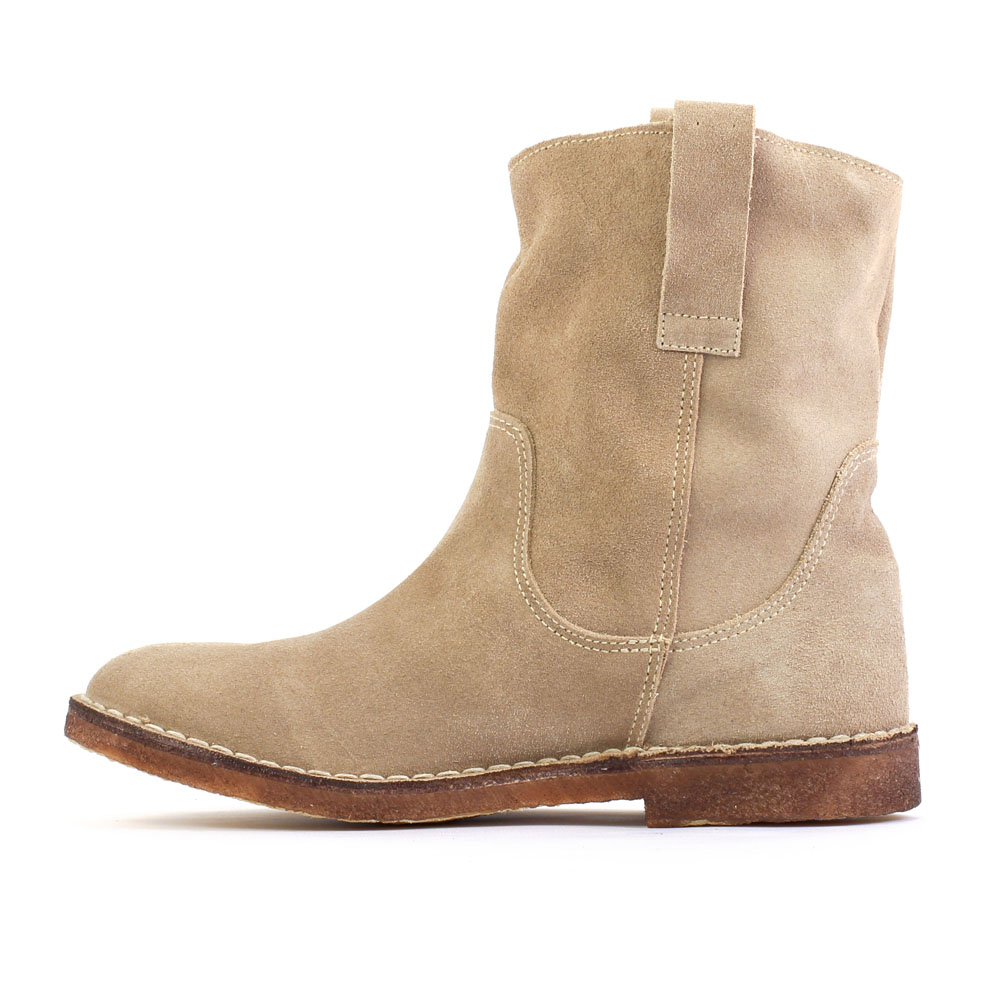 Bottine beige femme