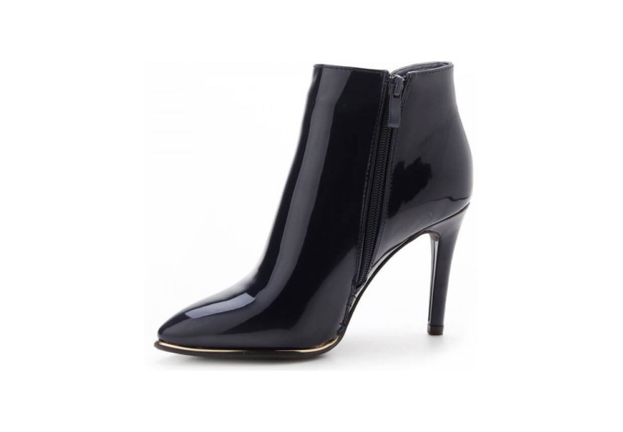 Bottine noir talon