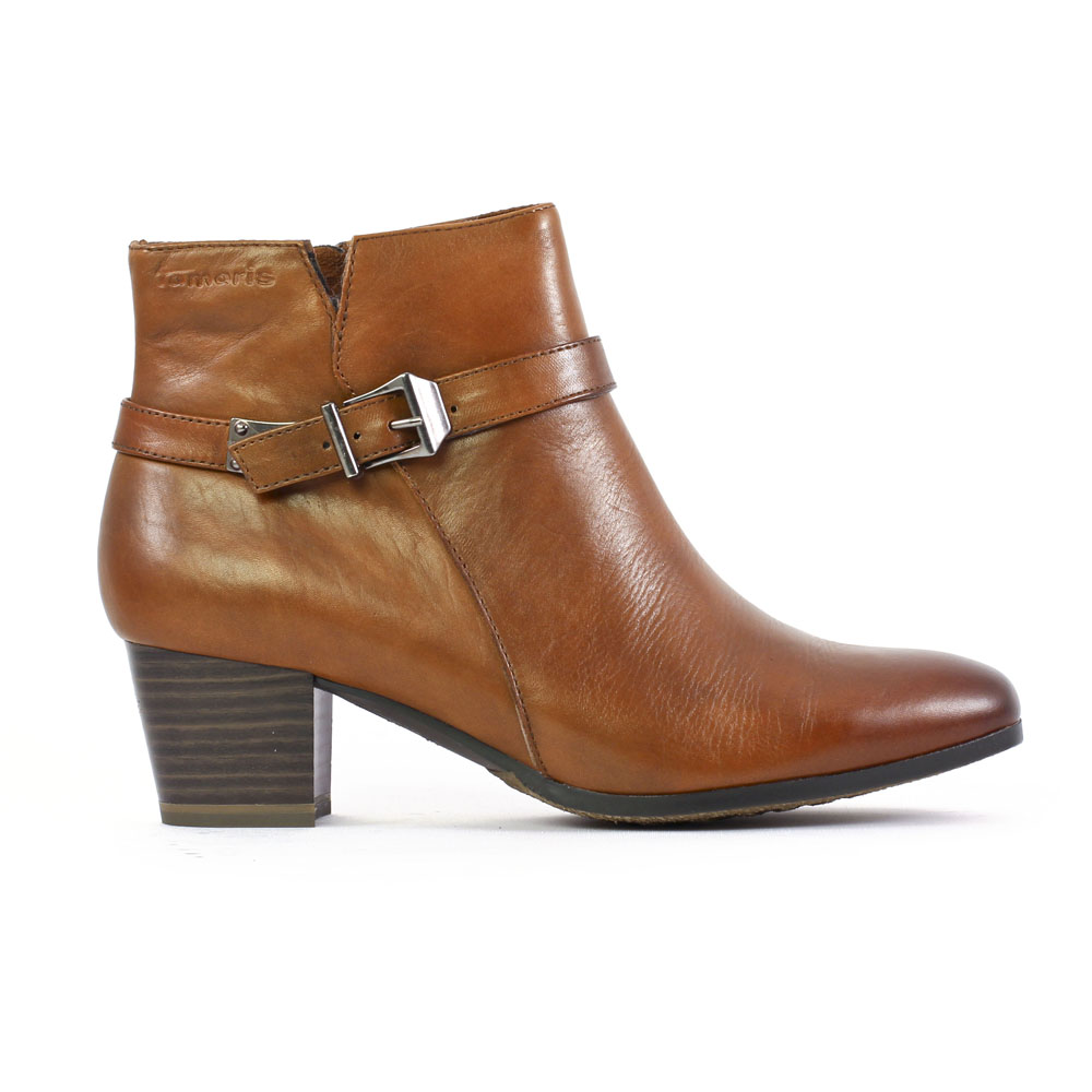 Bottines a talon marron
