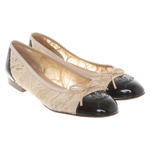Ballerine chanel bicolore