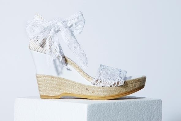 Chaussure compensé de mariage