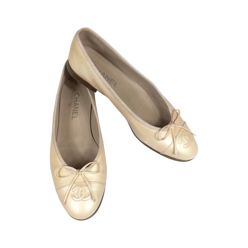 Ballerine chanel beige