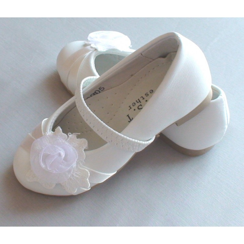 Ballerine fille blanc