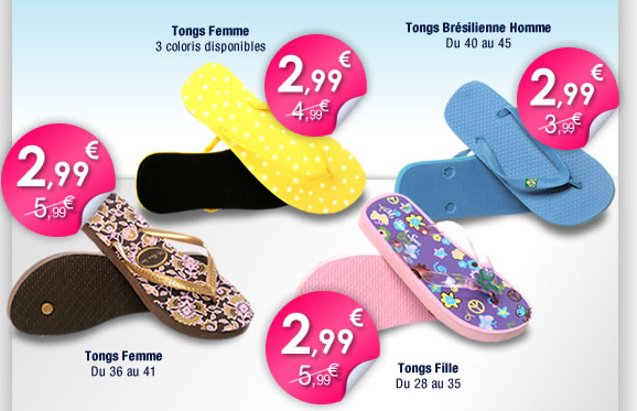 Tong femme reef