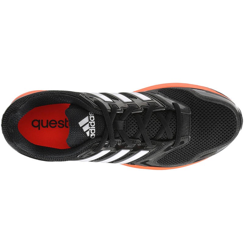 Chaussure running route homme adidas questar noir orange adidas