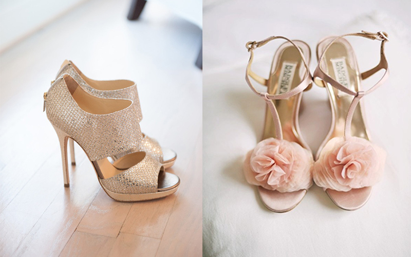 Chaussure compensée pour mariage
