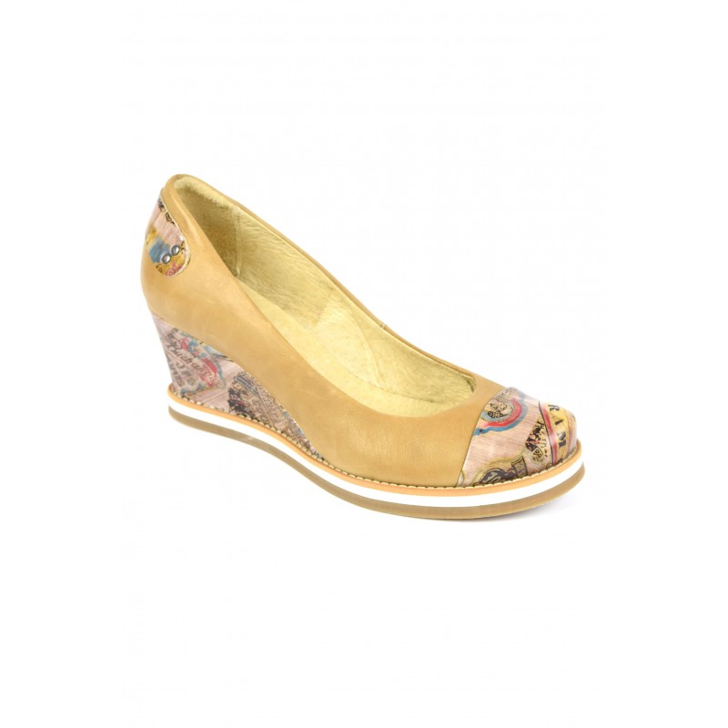 Chaussure compensée 6 cm
