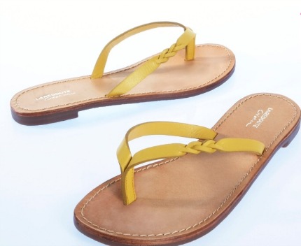 Tong femme pied sensible