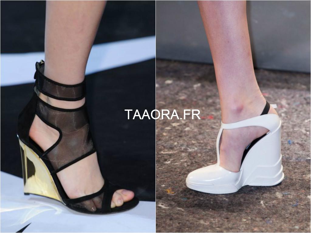 Chaussure femme compensée hiver 2015