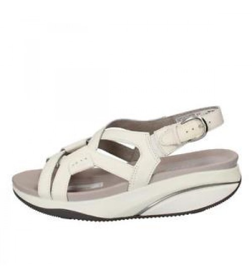 Sandales cuir femme blanche