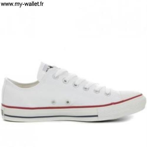 Converse femme blanche basse cdiscount