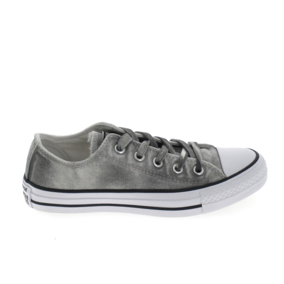 Converse femme gris métallisé