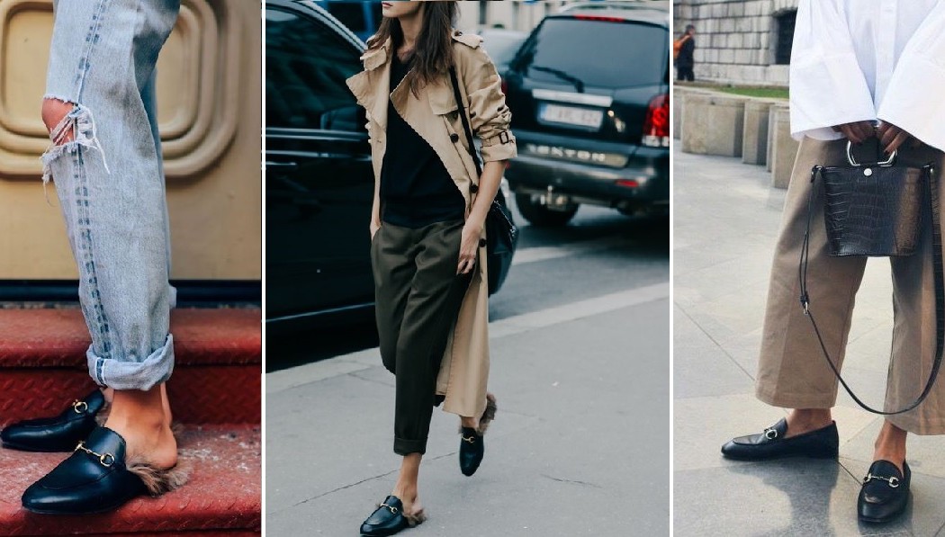 Mocassin gucci noir femme