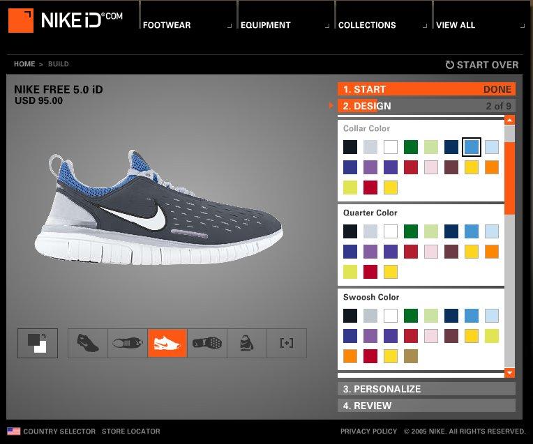 Nike sneakers make your own