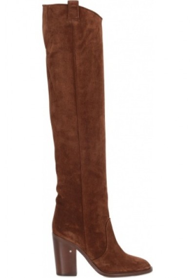 Bottes hautes femme daim