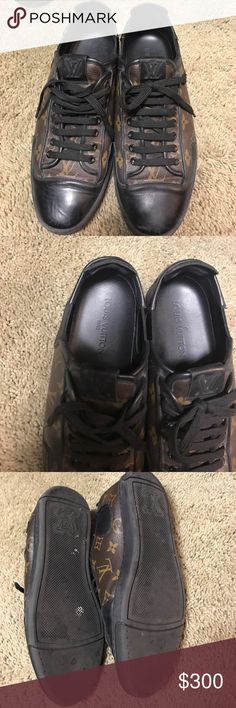 Louis vuitton leather sneakers