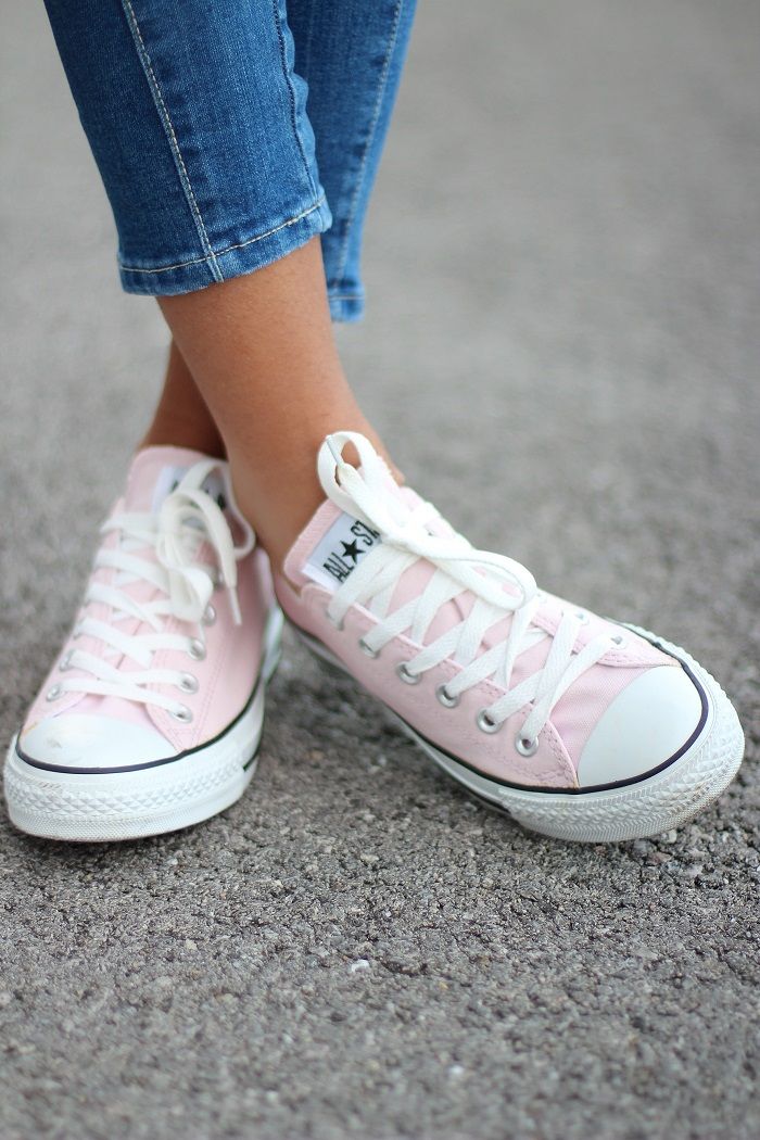 Converse femme semelle rose